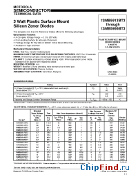 Datasheet 1SMB5916B manufacturer ON Semiconductor