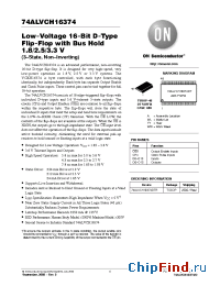 Datasheet 74ALVCH16374DT manufacturer ON Semiconductor