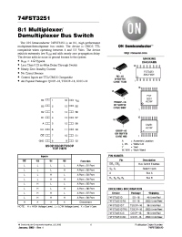 Datasheet 74FST3251 manufacturer ON Semiconductor