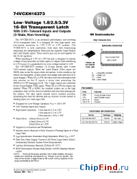 Datasheet 74VCXH16373DT manufacturer ON Semiconductor
