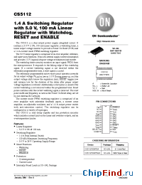 Datasheet CS5112YDWFR24 manufacturer ON Semiconductor
