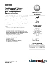 Datasheet CS51220ED16 manufacturer ON Semiconductor