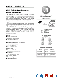 Datasheet CS5161H manufacturer ON Semiconductor