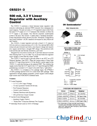 Datasheet CS5231-3 manufacturer ON Semiconductor