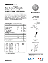Datasheet DTC143TRLRM manufacturer ON Semiconductor