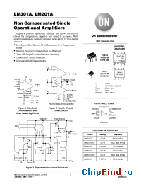 Datasheet LM301ADR2 manufacturer ON Semiconductor