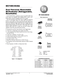 Datasheet MC74HC4538AD manufacturer ON Semiconductor