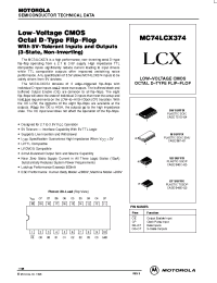 Datasheet MC74LCX374DT manufacturer ON Semiconductor