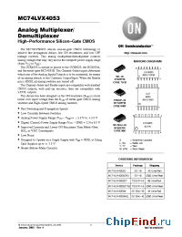 Datasheet MC74LVX4053DR2 manufacturer ON Semiconductor