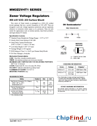 Datasheet MM3Z18VT1 manufacturer ON Semiconductor