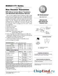 Datasheet MUN2211 manufacturer ON Semiconductor