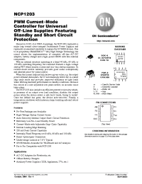 Datasheet NCP1203P100 manufacturer ON Semiconductor