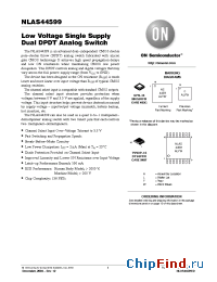 Datasheet NLAS44599-D manufacturer ON Semiconductor