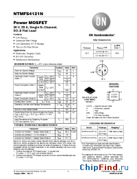 Datasheet NTMFS4121N manufacturer ON Semiconductor