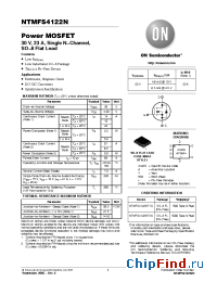 Datasheet NTMFS4122N manufacturer ON Semiconductor