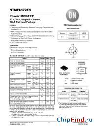 Datasheet NTMFS4701NT3G manufacturer ON Semiconductor