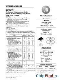 Datasheet NTMSD3P102R2 manufacturer ON Semiconductor