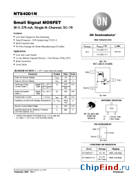 Datasheet NTS4001NT1 manufacturer ON Semiconductor