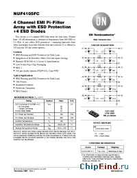 Datasheet NUF4105FC manufacturer ON Semiconductor