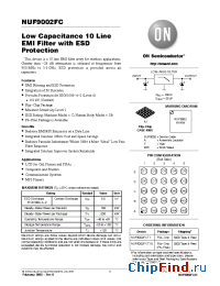 Datasheet NUF9002 manufacturer ON Semiconductor