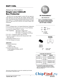 Datasheet NUP1105LT3 manufacturer ON Semiconductor
