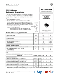 Datasheet PZT2907AT3 manufacturer ON Semiconductor
