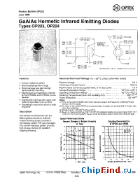 Datasheet OP224S manufacturer OPTEK