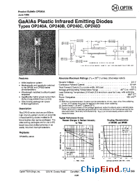 Datasheet OP240A manufacturer OPTEK