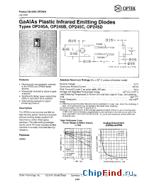 Datasheet OP245A manufacturer OPTEK