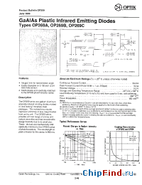 Datasheet OP269A manufacturer OPTEK