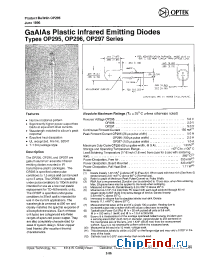 Datasheet OP295A manufacturer OPTEK