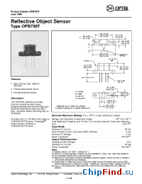 Datasheet OPB750T manufacturer OPTEK