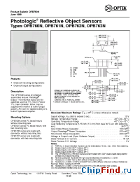 Datasheet OPB760N manufacturer OPTEK