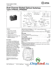 Datasheet OPB826SD manufacturer OPTEK