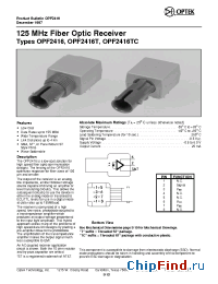 Datasheet OPF2416TTC manufacturer OPTEK