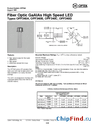 Datasheet OPF340 manufacturer OPTEK