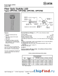 Datasheet OPF370D manufacturer OPTEK