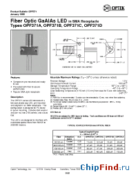 Datasheet OPF371 manufacturer OPTEK
