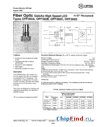 Datasheet OPF392A manufacturer OPTEK