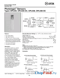 Datasheet OPL535-OCB manufacturer OPTEK