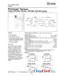 Datasheet OPL560-OCA manufacturer OPTEK
