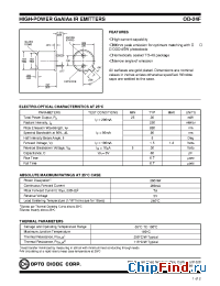 Datasheet OD-24F manufacturer Opto Diode