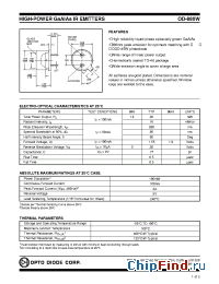 Datasheet OD-880W manufacturer Opto Diode