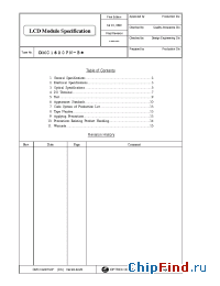 Datasheet DMC16207N-B manufacturer Optrex