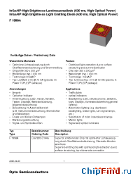 Datasheet F2001A manufacturer OSRAM