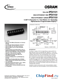 Datasheet IPD2131 manufacturer OSRAM
