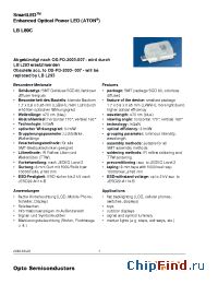Datasheet LBL89C-M1N1-35 manufacturer OSRAM