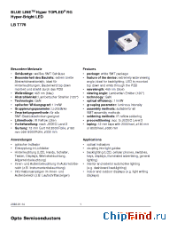 Datasheet LBT776-J2K2-1 manufacturer OSRAM