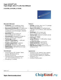 Datasheet LOK376-U1V2-24 manufacturer OSRAM