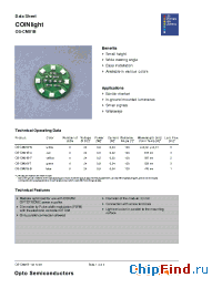 Datasheet OS-CM01B-A manufacturer OSRAM